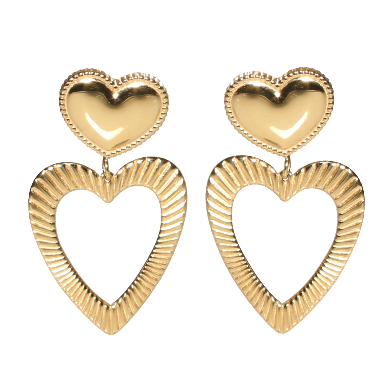 Boucles d'oreilles cœurs